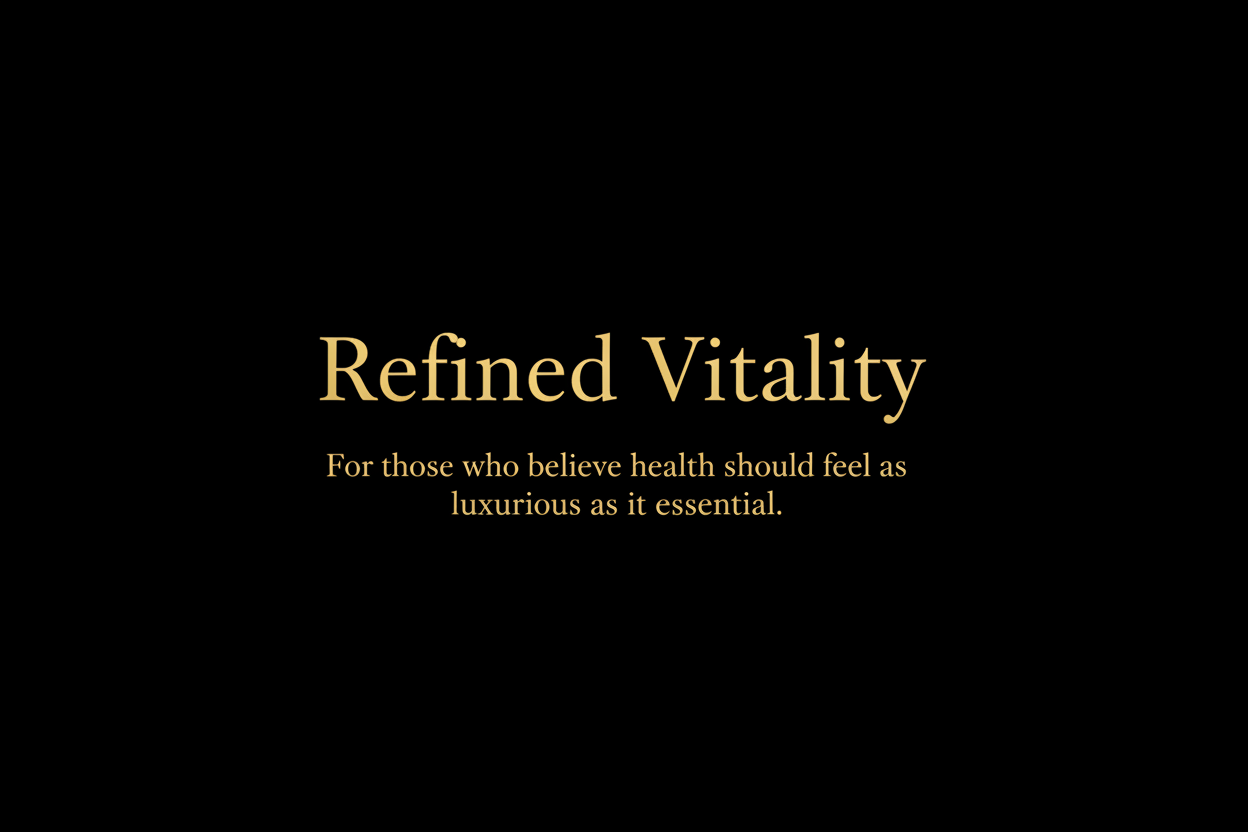 Refined Vitality Banner